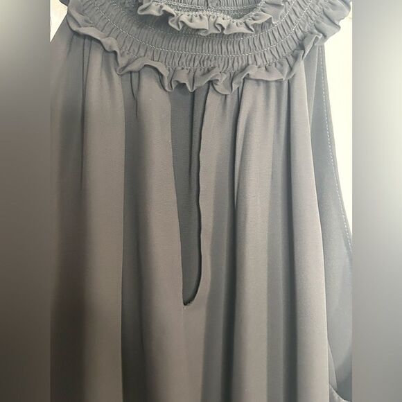 Amanda Uprichard Kimmie Smocked Sleeveless Mini Dress - Picture 3 of 4